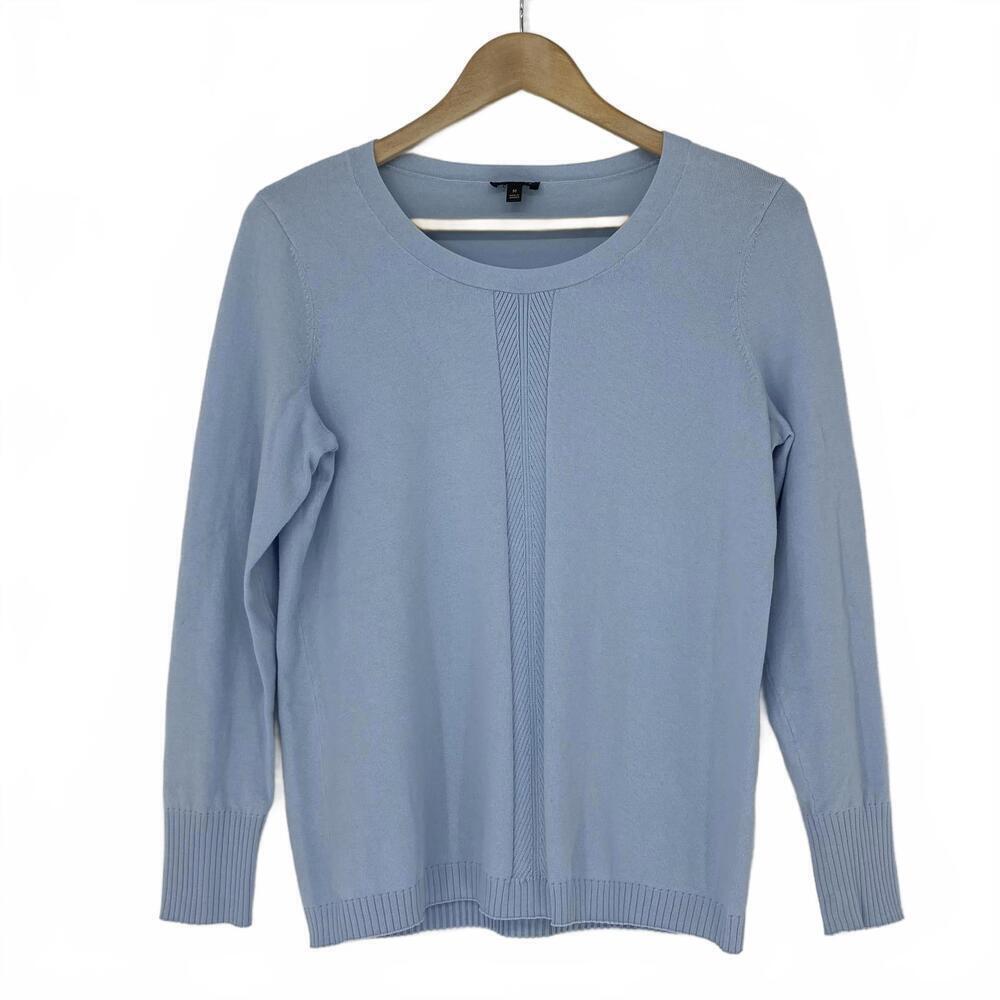 Talbots Light Blue Lightweight Popover Sweater - Size M